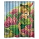 thumbnail image 1 of Cortina de ducha de Peter Pan y Campanilla, juego de cortinas de baño con ganchos, tamaño 60 x 72 pulgadas, 1 of 3