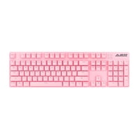 Ajazz - Teclado Mecánico Retroiluminado Rosa Switch Red- Robocop 104K