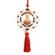 thumbnail image 3 of Colgante de Estatua de Buda de Madera para Coche, Versátil con Borlas, Borla Roja, 3 of 3