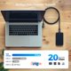 thumbnail image 4 of Cable USB 4 Matters de 2 m/6.6 pies y 20 Gbps para MacBook, XPS, 4 of 7
