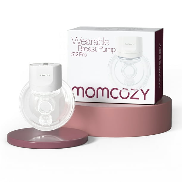 Momcozy S12 Pro Extractor de Leche Eléctrico Portátil, 1 Paquete, Blanco