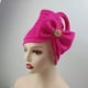 thumbnail image 1 of Elegant Faux Pearl Turban Cap with Adjustable Bow - Trendy Multi-Layered Hijab for Women's Hair Accessories, 1 of 5