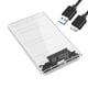 thumbnail image 3 of Caja de disco duro externo de 2,5 pulgadas Caja 5 USB 3.1 , Claro, 3 of 5