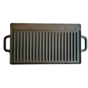 Grill Inox - Plancha Reversible Hierro Fundido