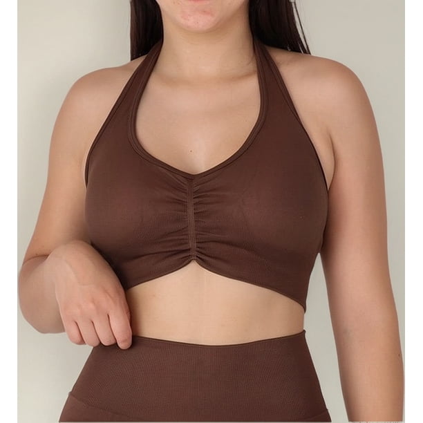 Sujetador Deportivo Mujer Elasticado Fitness