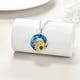 thumbnail image 2 of Collar girasol cristal plata 925, 2 of 3