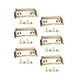 thumbnail image 1 of Clips De 6 Piezas Para Portapapeles Clips De Portapapeles De Perfil Bajo Para Suministros De Papelería, 1 of 5