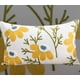 thumbnail image 2 of Funda Cojin Bordada 30x50 cm Margarita Mitad Amarilla, 2 of 2