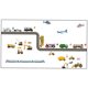 thumbnail image 2 of 2x Vehículo Niños Pared Calcomanía Construcción Pared Pegatina Decoración Vehículos, 2 of 5