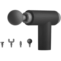 Genérica - Pistola Masajeador Muscular Percusión Eléctrico +4 Cabezales