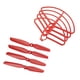 thumbnail image 5 of UAV Propeller Prop & Protective Cover Para MJX B5W F20 Bugs 5W RC Drone Rojo, 5 of 5