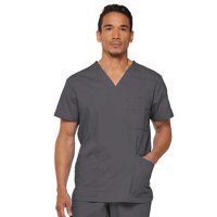 Scrub Top Dickies Eds Signature Con Cuello En V Para Hombre, Peltre