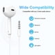 thumbnail image 4 of Auriculares CLIPSUN, 2 pares, con cable, estéreo, con micrófono y control de volumen, 4 of 7