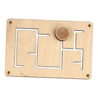 Bothyi - Accesorios De Madera Para Tablero Ocupado, Juguetes Educativos Para Edades Tempranas Para Niñas, Laberinto De Regalos Navideños