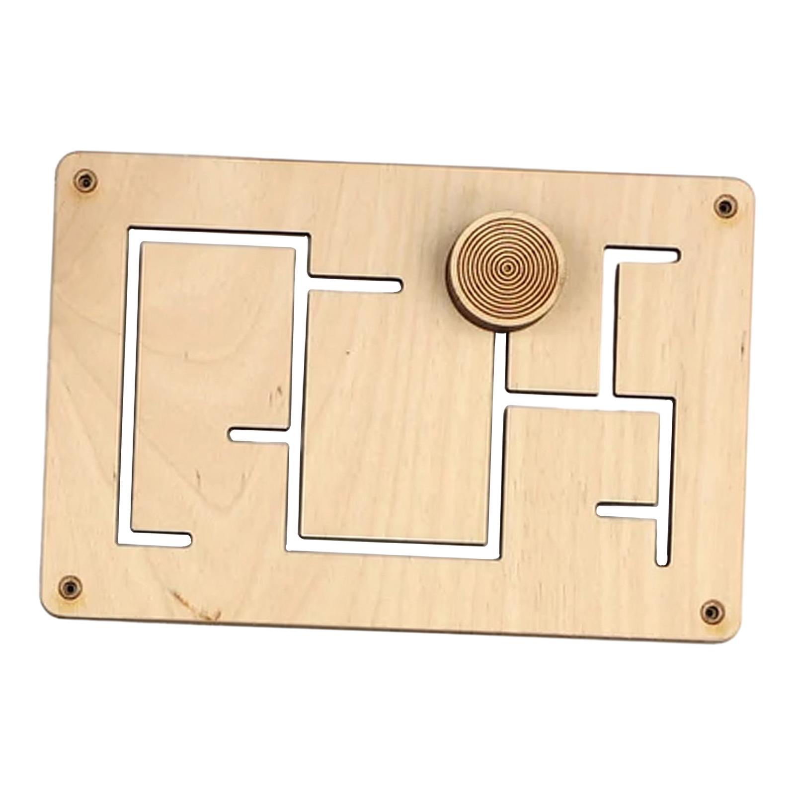 Bothyi - Accesorios De Madera Para Tablero Ocupado, Juguetes Educativos Para Edades Tempranas Para Niñas, Laberinto De Regalos Navideños