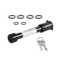 Magideal - Cerraduras De Pasador De Remolque, Pasador Receptor De Bloqueo De Acero Para Acoplador Tipo Pestillo, Anillos Tóricos Antisonajero De Alta Resistencia