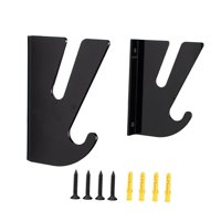 Magideal - Estante De Exhibición De Montaje En Pared Para Monopatín, Colgador De Snowboard, Soporte De Tabla De Surf Portátil Acrílico Multifuncional Para Garaje Negro