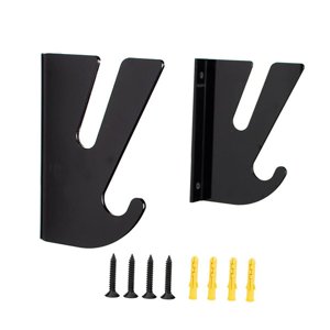 Magideal - Estante De Exhibición De Montaje En Pared Para Monopatín, Colgador De Snowboard, Soporte De Tabla De Surf Portátil Acrílico Multifuncional Para Garaje Negro