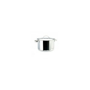 Cacerola Baja Con Tapa 14Lt Acero Inoxidable 36X14Cm Wolfen