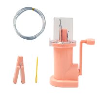 Bothyi - Mini Máquina De Tejer Easy Weaver Knitter Diy Para Bufandas Pulseras Suéteres Rosa