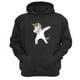 thumbnail image 1 of Polerón Canguro Unicornio Gris Oscuro Talla M Unisex, 1 of 2