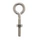 thumbnail image 1 of Eyebolt Hampton, 6,7 cm, acero inoxidable, 0,5 kg, con tuerca, 1 of 1