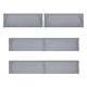 thumbnail image 4 of PARACHOQUES PARA CAMA CUNA TODO REDONDO ALGODÓN LAVABLE Gris, 4 of 5