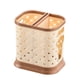 thumbnail image 4 of Cubiertos Cuchara Tenedor Estante De Almacenamiento Vajilla Divisor Cubiertos Estante De Secado M Beige, 4 of 5