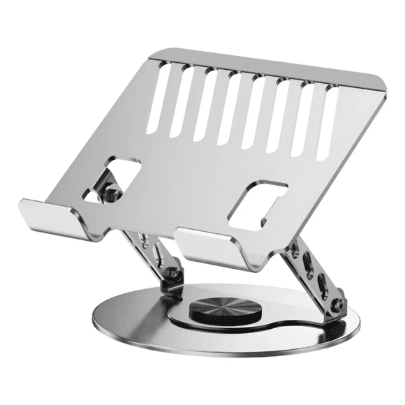 Soporte Notebook Ajustable 360° Giratorio Metal Plegable
