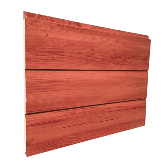 SIDING METAL PU- CEDRO 2.9X0.38MT