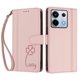 thumbnail image 3 of Funda Cartera Trébol para Xiaomi Poco X6 con Ranuras Tarjetas y Carga Inalámbrica Rosa, 3 of 6