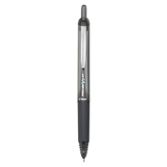 Bolígrafos PILOT Precise V7 RT de punta fina negros, paquete de 12