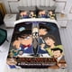 thumbnail image 4 of Detective Conan Caso Cerrado Conjunto de sábanas temático, trío de piezas, cómodo y amigable con la piel, diseño único, regalo de decoración para el hogar para familiares, amigos y fans,135cm *200cm, 4 of 6