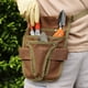 thumbnail image 3 of Cinturón De Herramienta De Jardín Marrón Multi bolsillo Ajustable Lienzo Bolsa De Herramienta De Florista Jardinero Herramientas De Granjero Bolsa De Cintura, 3 of 3