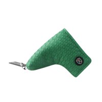 Ioensy - Funda Para Palos De Golf, Protector Divertido Para Cabeza De Palo De Golf, Patrón Tejido, Color Verde