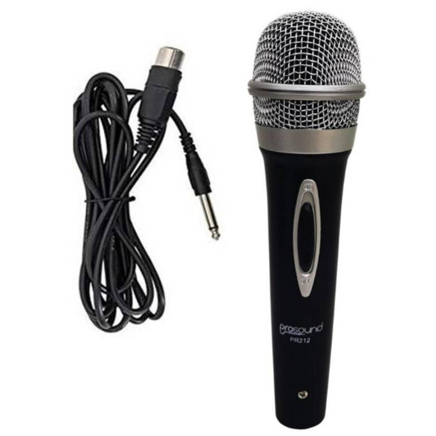 Prosound - Microfono Unidireccional Cable 3mts Negro