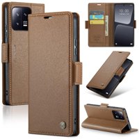 Caseme Tipo Cartera Xiaomi 13 Con Cierre Magnético, Rfid, Tarjetero, Soporte, Carga Inalámbrica