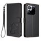 thumbnail image 1 of Funda Volteable con Diseño de Gato para Xiaomi 15T, Negro, 1 of 6
