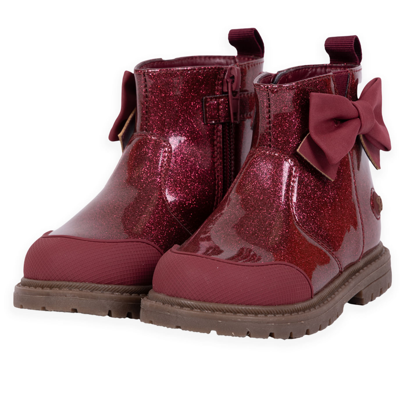 Botin Bebé Niña Burdeo Pillin