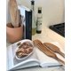 thumbnail image 5 of Set de utensilios de cocina de madera de acacia natural de Spurtle TEZZ, 4 unidades, 5 of 9