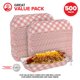 thumbnail image 2 of Bandejas de comida Stock Your Home Checered (paquete de 500) rojas y blancas, 2 of 7