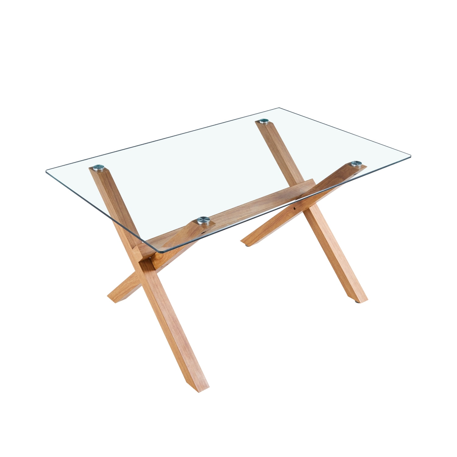 Oh! Mi Hogar ® - Mesa Xtable Rectangular De Vidrio 130x80cm