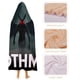 thumbnail image 4 of Hombre Polilla Manta Capa con Capucha Anti-Bolitas, Manta de Lana Ártica Suave, Manta Portátil de Felpa Ligera y Lujosa, Poncho para Siesta en Casa y Oficina, 100*130cm, 4 of 6