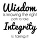 thumbnail image 1 of Decomural Wisdom And Integrity Inspirational WS-43004, 1 of 2