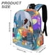 thumbnail image 3 of Wolfboy y la Fábrica de Todo-theme Backpack, Campus style schoolbag Bookbag with Adjustable Shoulder Straps And Large Zip Compartment, Unisex Travel Bags.42x30x15cm, 3 of 6