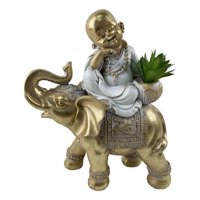 Genérico - Figura Decorativa Adorno Buda Estatua Hogar Felicidad Jhn