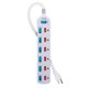 thumbnail image 1 of Regleta KMC de 6 tomas, cable de 1,2 m, 125 V, certificada ETL, 1 of 7