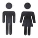 thumbnail image 5 of Señalización De Baños Para Hombres Y Mujeres, Reutilizable Para Negocios, Lugares Públicos, Restaurantes, 5 of 5