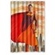 thumbnail image 1 of Cortina de ducha de Superman con fondo de estilo, juego de cortinas de baño con ganchos, tamaño 48 x 72 pulgadas, 1 of 3