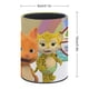 thumbnail image 2 of Fiesta de Palabras-theme Cylinder Pen Holder Pencil Organizer with Flannel Lining PVC Leather Material Cardboard Base for study work 10*8CM, 2 of 6